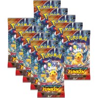 Pokemon KP08 Stürmische Funken - 10 Booster - Deutsch