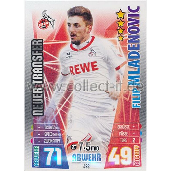 MX-498 - Filip Mladenovic - Neue Transfers - Saison 15/16