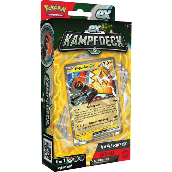 Pokemon EX-Kampfdecks Oktober 2024 - Kapu-Riki ex Deck - Deutsch