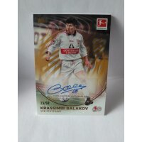 BA-KB Krassimir Balakov Autograph Card  /50 Bundesliga 60...