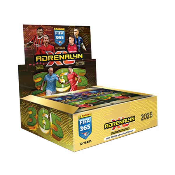 FIFA 365 Adrenalyn XL 2025 Trading Cards - 1 Display (24 Booster)