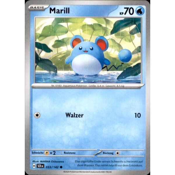 033/142 - Marill - Common - SCR Stellarkrone