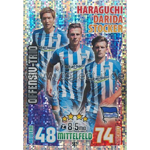 MX-582 - Haraguchi, Darida und Stocker - Offensiv-Trio - Saison 15/16