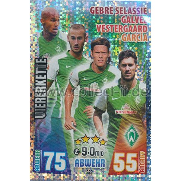 MX-583 - Gebre Selassie, Galvez, Vestergaard und S Garcia - Viererkette - Saison 15/16