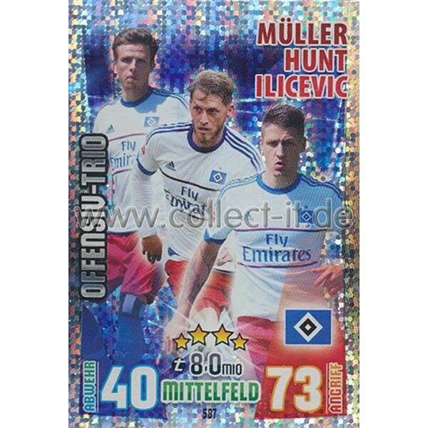 MX-587 - Müller, Hunt und Ilicevic - Offensiv-Trio - Saison 15/16