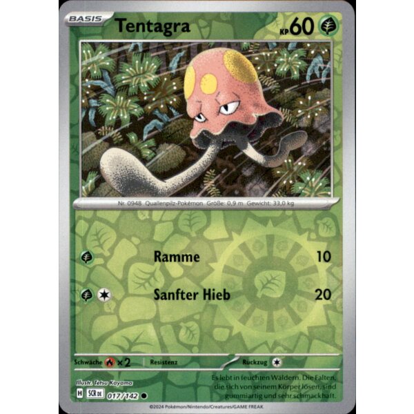 017/142 - Tentagra - Reverse Holo - SCR Stellarkrone