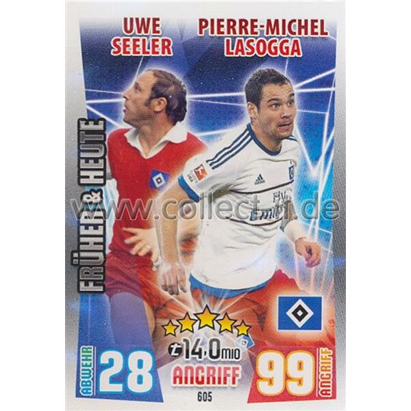 MX-605 - Uwe Seeler und Pierre-Michel Lasogga - Früher und Heute - Saison 15/16