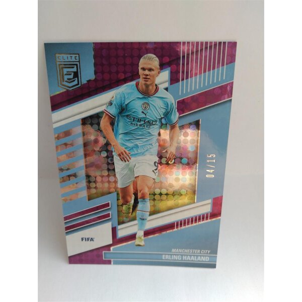 Karte 134 Erling Haaland (Manchester City) - Panini  Donruss Elite Fifa 2022-23 - Parallel Purple /15