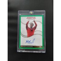 AL-PC Petr Cech Autograph Green /99 Topps Arsenal Forever...