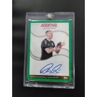 AM-AR Aaron Ramsdale Autograph Green /99 Topps Arsenal...