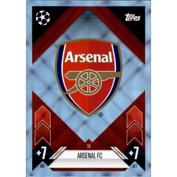 28 - FC Arsenal London - Team Badge - CRYSTAL - 2024/2025