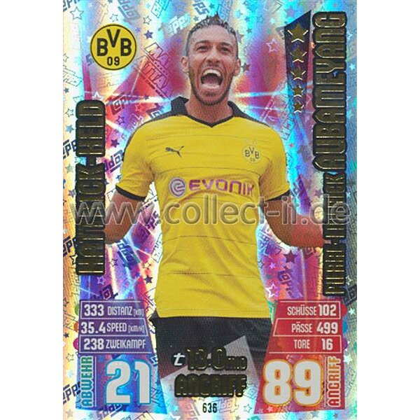 MX-636 - Pierre-Emerick Aubameyang - Hattrick Helden - Saison 15/16