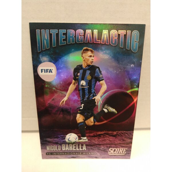 10 Nicolo Barella Intergalactic Panini Score FIFA Soccer 23/24