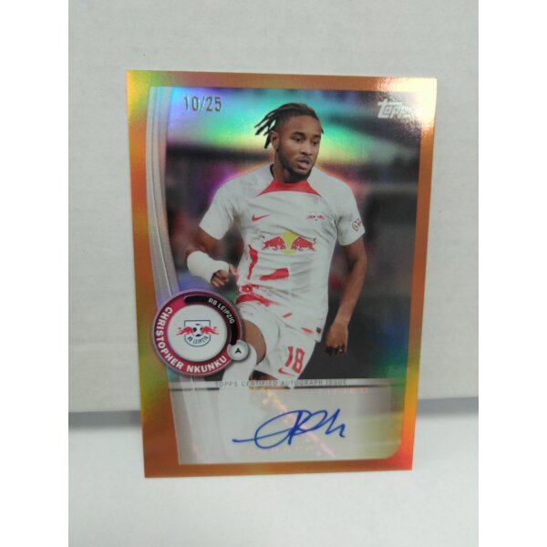 BA-CNK Christopher Nkunku Autograph Numbered /25 RB Leipzig 22/23