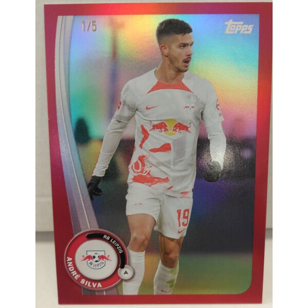 LE-18 Andre Silva Numbered /5 RB Leipzig 22/23