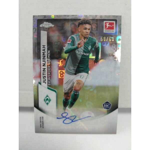 BCA-JNJ - Justin Njinmah - Autograph - Topps Chrome Bundesliga 2023/2024