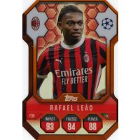 SH16 1/25 - Rafael Leao - Chrome Shield -ORANGE - 2024/2025