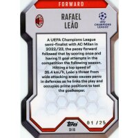 SH16 1/25 - Rafael Leao - Chrome Shield -ORANGE - 2024/2025