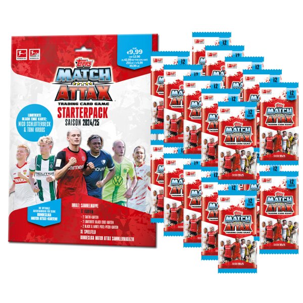 Topps Match Attax Bundesliga - 2024/2025 - 1 Starter + 20 Booster