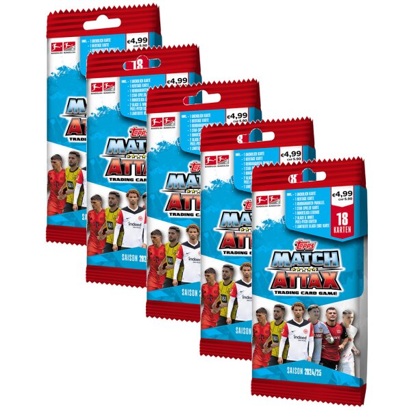 Topps Match Attax Bundesliga - 2024/2025 - 5 Powerpacks