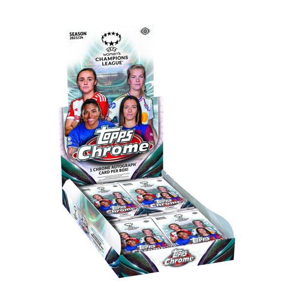 Topps Chrome UEFA Women’s Champions League 2023/24 – Hobby Box