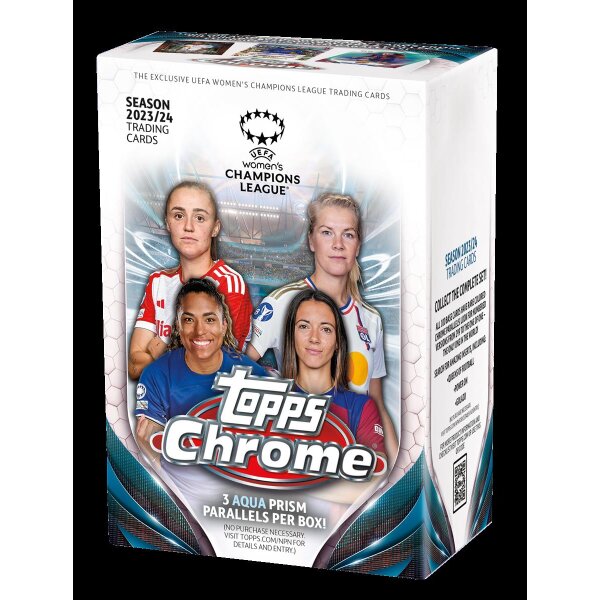 Topps Chrome UEFA Women’s Champions League 2023/24 – 1x Value Box