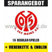 Mannschafts-Paket mit Viererkette & Emblem - 1. FSV...