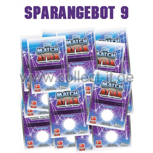 Match Attax - Spar 9 - Saison 15/16 - ALLE 9 Viererketten & 9 Offensiv-Trios