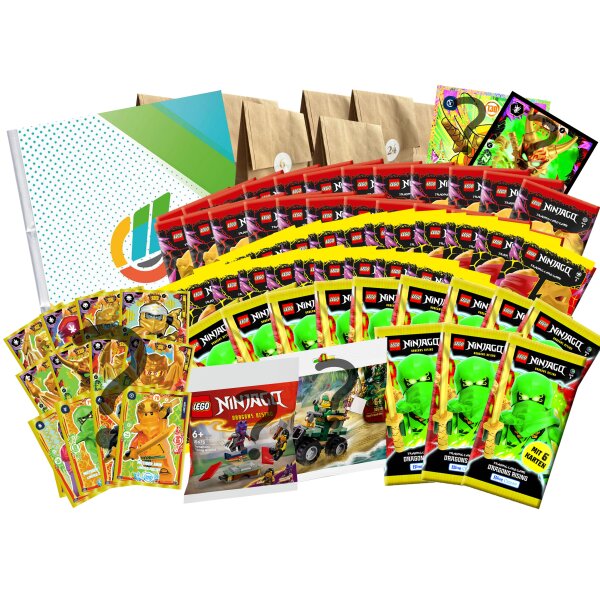 LEGO Ninjago - Der ultimative Trading Cards Adventskalender mit Serie 8, 8 NEXT LEVEL & 9!