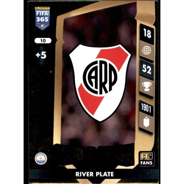 10 - River Plate - Club Badge - 2025