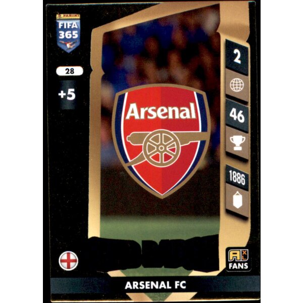 28 - FC Arsenal London - Club Badge - 2025