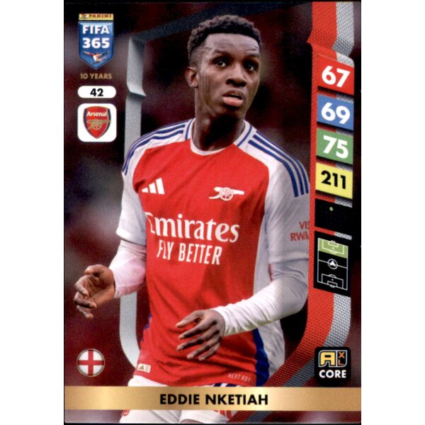 42 - Eddie Nketiah - Team Mate - 2025