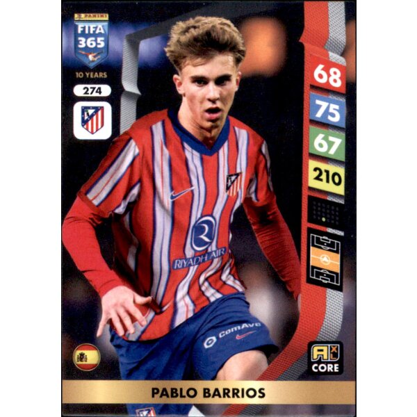 274 - Pablo Barrios - Team Mate - 2025