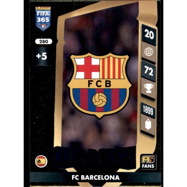 280 - FC Barcelona - Club Badge - 2025