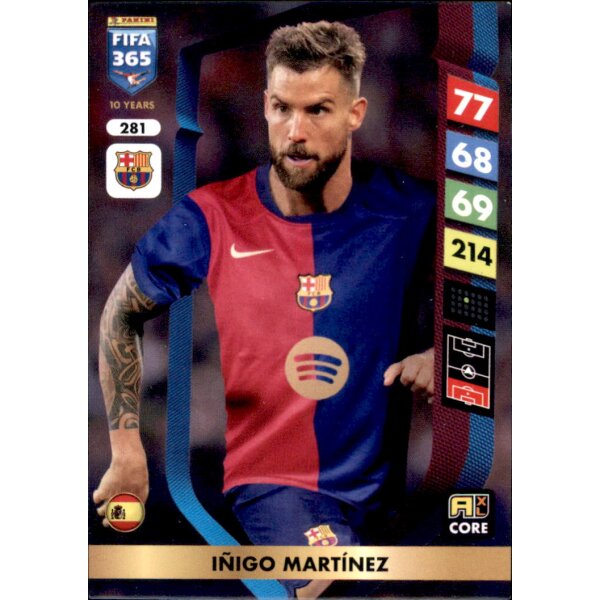 281 - Inigo Martinez - Team Mate - 2025