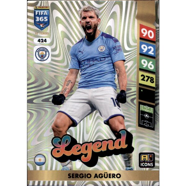 424 - Sergio Agüero - Legends - 2025