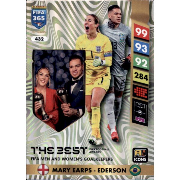 432 - Mary Earps / Ederson - The Best - 2025