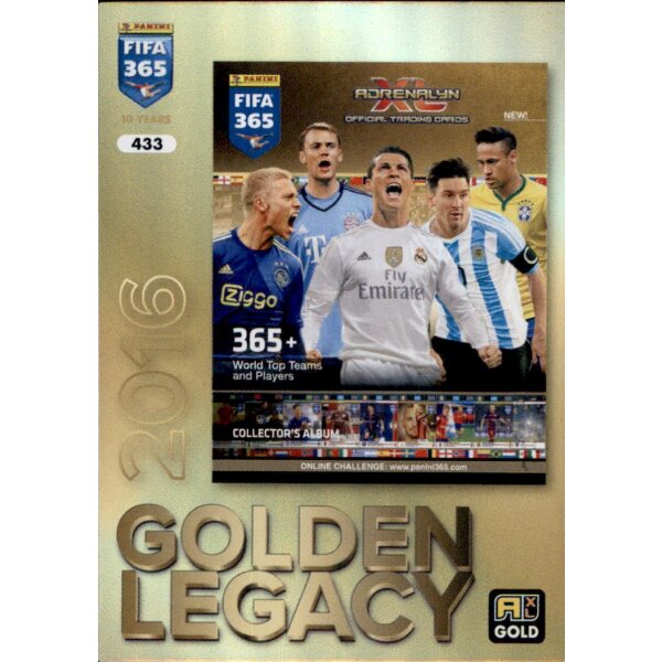 433 - Panini FIFA 365 2016 - Golden Legacy - 2025