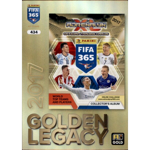 434 - Panini FIFA 365 2017 - Golden Legacy - 2025