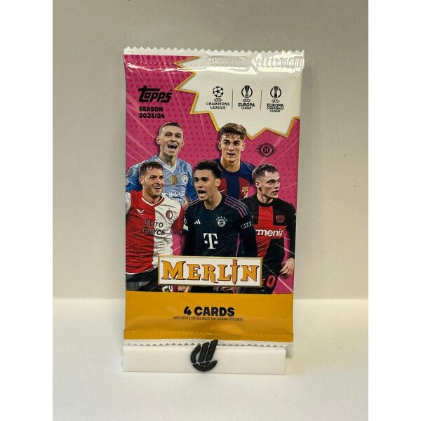 Topps 2023/24 UCC Merlin - 1x Booster