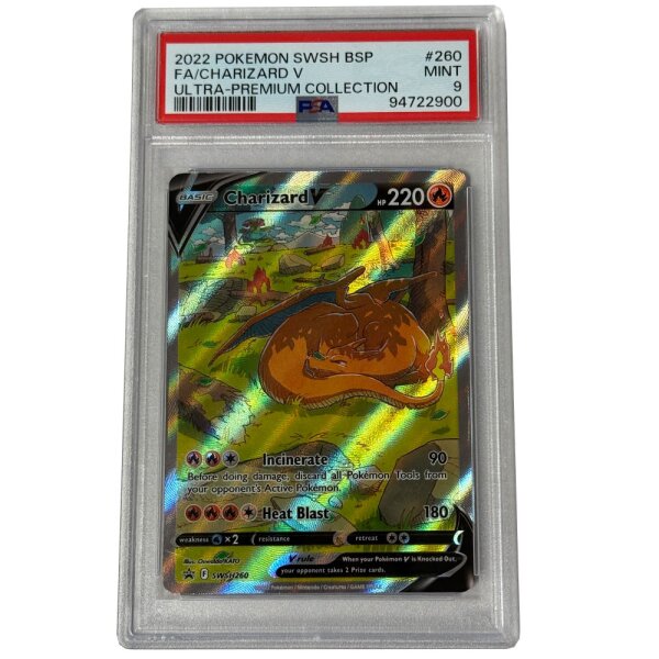 SWSH260 Charizard V - Blackstar Promo - PSA 9 MINT