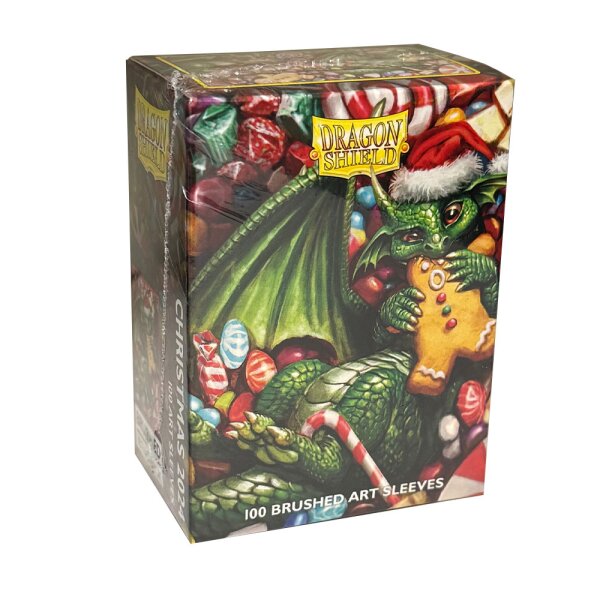 Dragon Shield Standard Size Brushed Art Sleeves - Christmas 2024 (100 Sleeves)