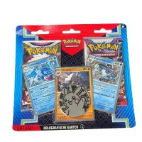 Pokemon 2-Pack-Blister mit 3 Promos + Münze - Deutsch