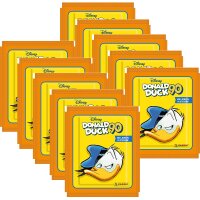 Donald Duck - 90 Jahre - Sammelsticker - 1 Sammelalbum + 10 Tüten