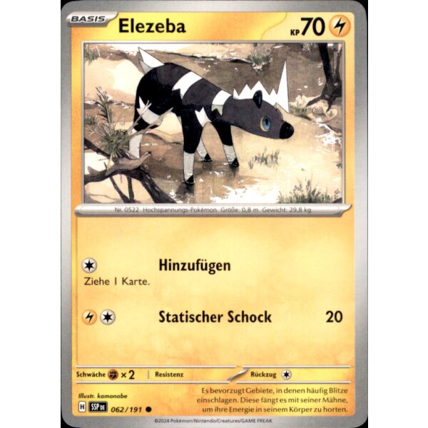 62/191 - Elezeba - Common - SSP Stürmische Funken