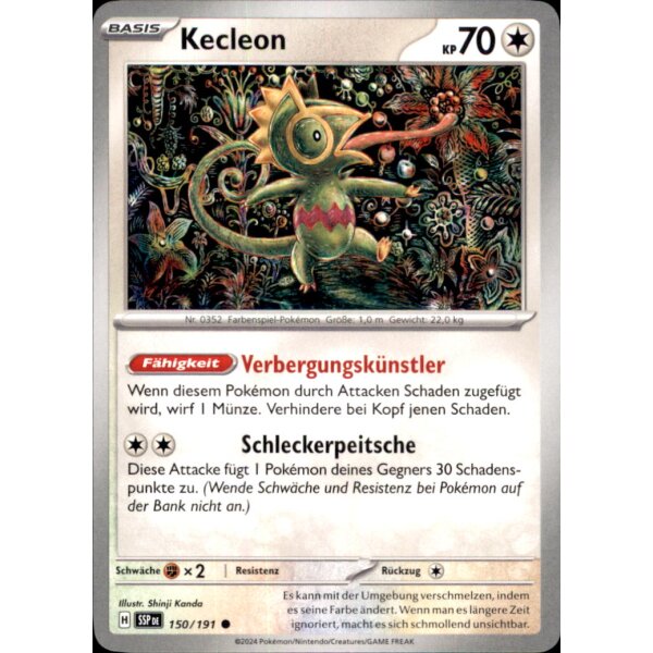 150/191 - Kecleon - Common - SSP Stürmische Funken