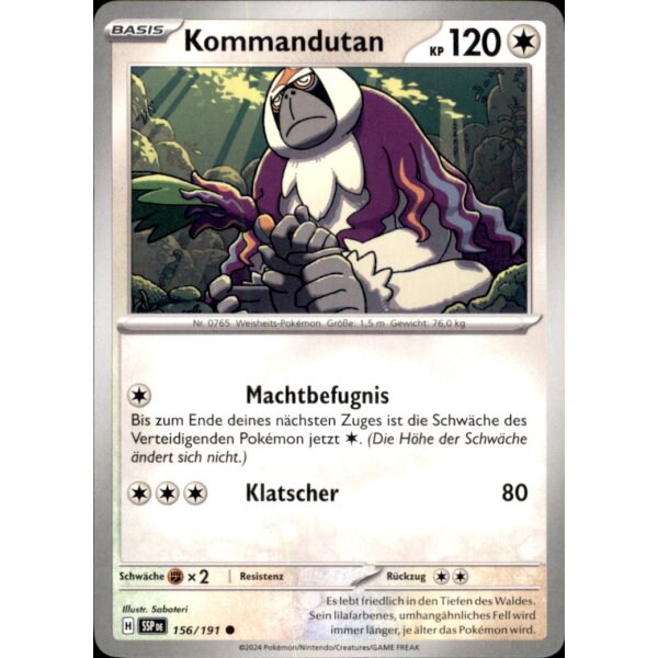 156/191 - Kommandutan - Common - SSP Stürmische Funken