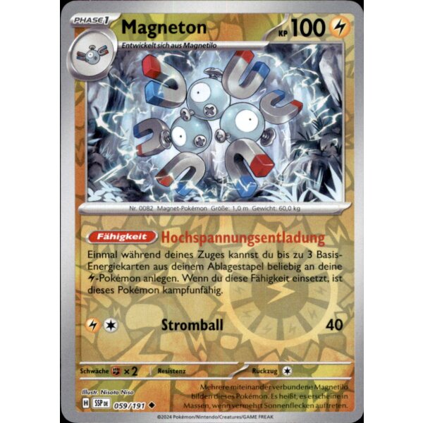 59/191 - Magneton - Reverse Holo - SSP Stürmische Funken