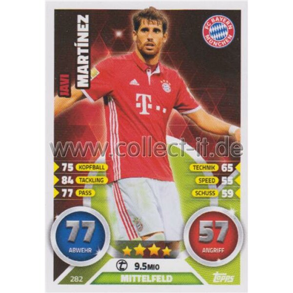 MX 282 - Javi Martinez Saison 16/17