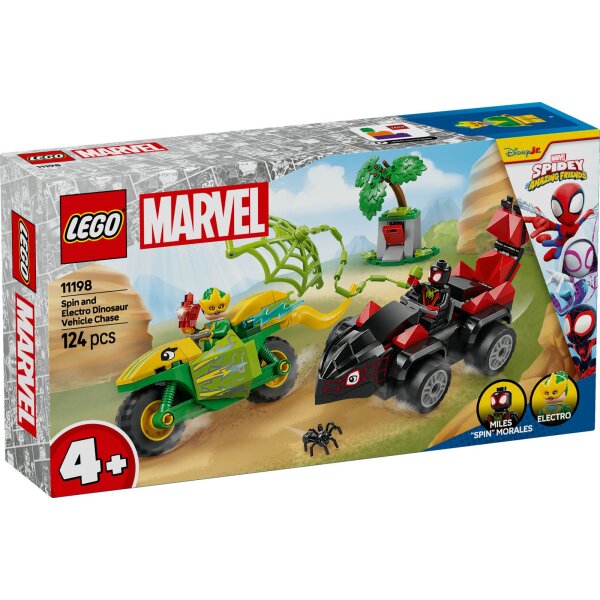 LEGO® Marvel 11198 - Actionspaß mit Spin und Electro in ihren Dino-Flitzern